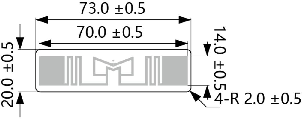 Adhesive UHF 7320 dimension Adhesive UHF 7320 dimension